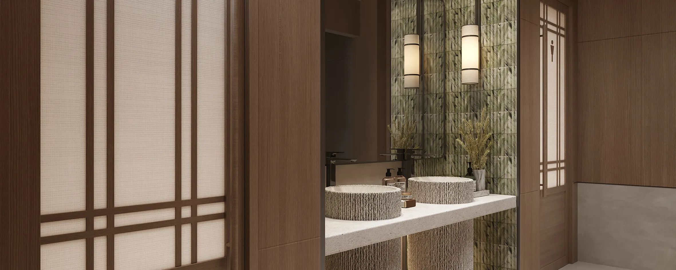 Onsen clubhouse & Yamaki park